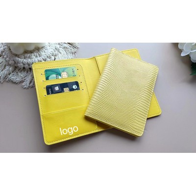 Passport Holder, Rustic Faux Leather