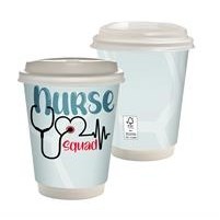 12 oz. Healthcare Full Color Paper Cup with Lid