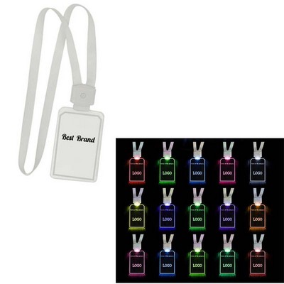 Led Acrylic Luminous Badge Multi-color