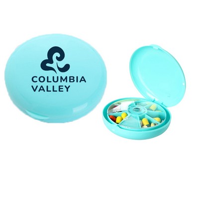 Rotating Round Seven-day Pill Box