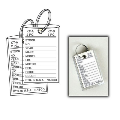 Traditional Vehicle Key Tag
