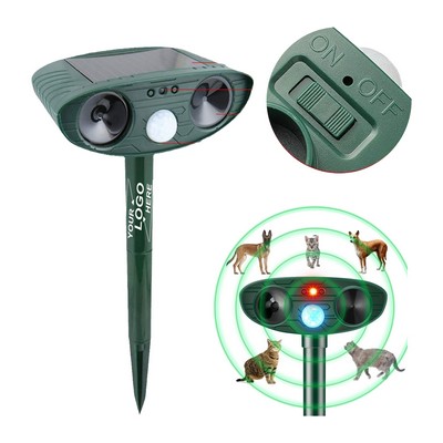Solar Powered Outdoor Ultrasonic Animal Repeller