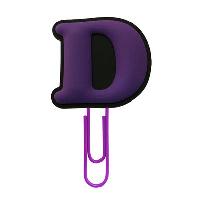 Patch Letter Series - Letter D Paper Clip