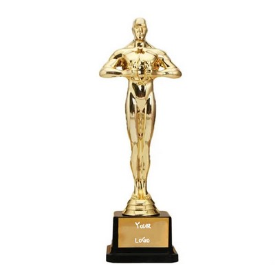 7.5" Gold Plastic Movie Statue Trophy