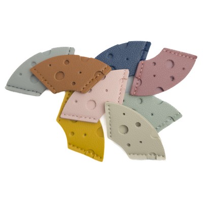 Sector Shape Bookmark PU Leather Bookmark Page Corner for Book Lover