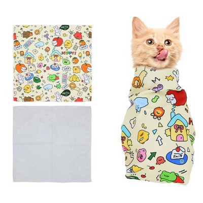 19.7" x 19.7" Custom Pet Grooming Magic Cloth Wrap Lens protector Makeup Bag