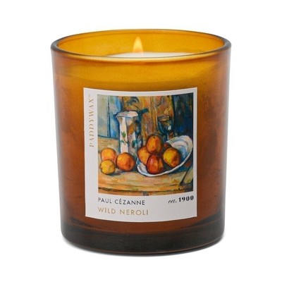 Impressionist 6 Oz Glass Candle - CÉzanne, "Still Life With Milk Jug & Fru