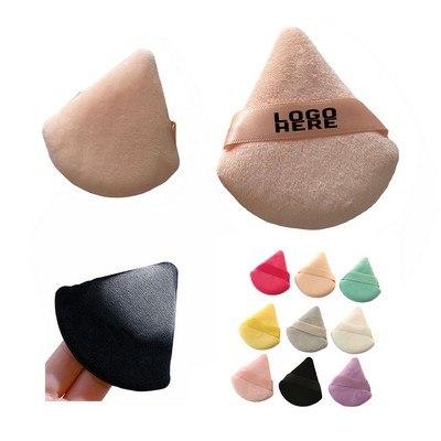 Velour Triangle Powder Puff