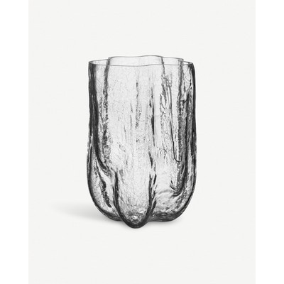 Kosta Boda Crackle Vase Xl Clear