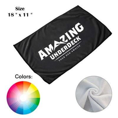 Sublimated Microfiber Rally Towel