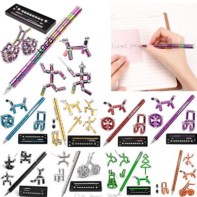Decompression Magnetic Metal Fidget Pen