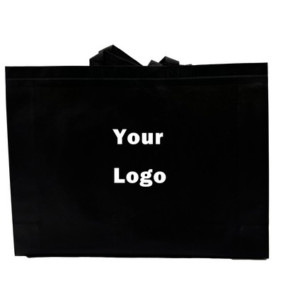 Non-woven Shopping Black Bag