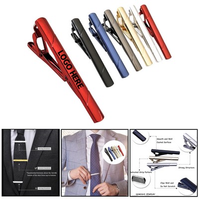 Classic Striped Tie Clip Set