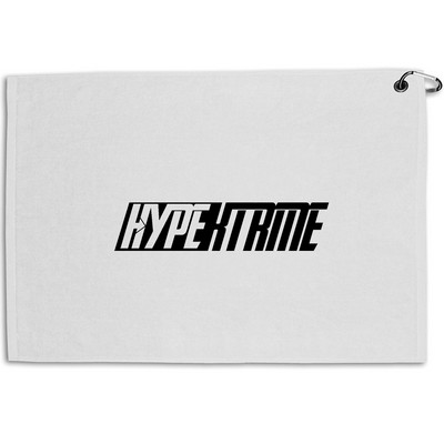 White Weekender Flat Hem Golf Towels