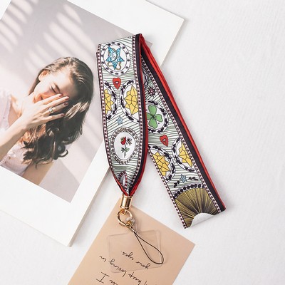 2" Full Custom Tarot Satin Phone Lanyard Badge Lanyard Neck Strap w/Lanyard Pad Compatible #20