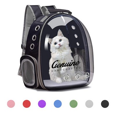 Clear Space Capsule Pet Backpack