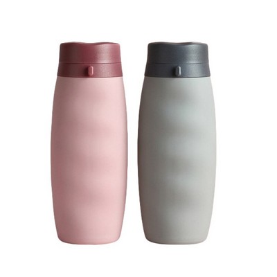 Outdoor Sports Bottle Foldable Collapsible Silicone Water Bottle