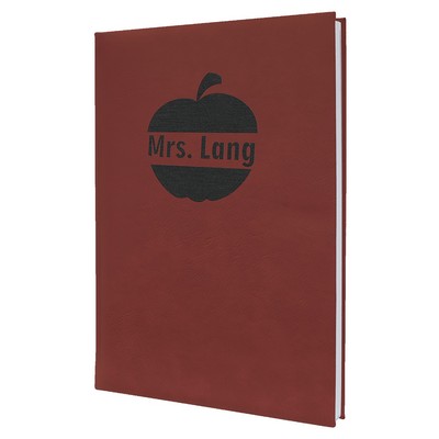 Leatherette Journal with Lined Notepad