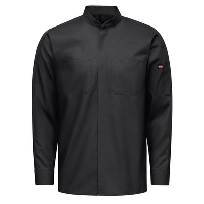 Red Kap Shirts - Men's Long Sleeve Two-Tone Pro+ Work Shirt with OilBlok and MIMIX™