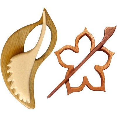 Brooch Pin with Wooden Animal Pattern Badge Decor Pins for Jackets, Lapel, Backpack, Hat