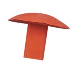 Rubber Ground Anchor Plug; Orange