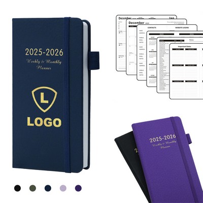 2025-2026 Weekly And Monthly Planner