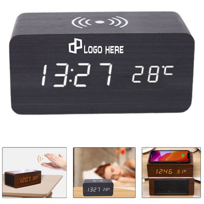 Wooden Bluetooth Speaker W/ Wireless Charging