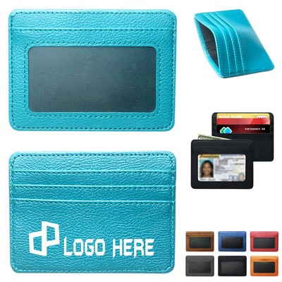 Pu Leather 3 Slots Cards Sleeve