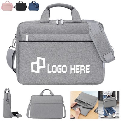 15.6" Laptop Bag Briefcase W/ Detachable Shoulder Strap