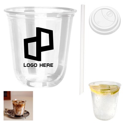 16-Ounce High-Lid Coffee Cup With Straw