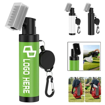 Backward Spraying Golf Club Brush