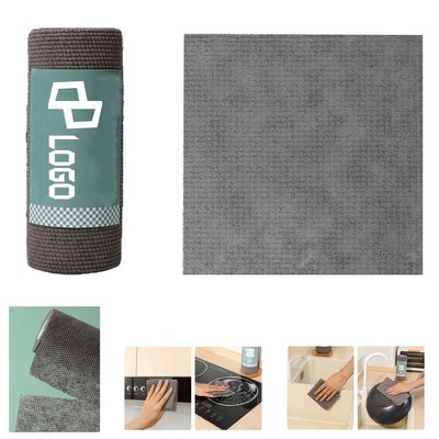 7.8 X 8.6" Disposable Cleaning Cloth Roll 25 Sheets