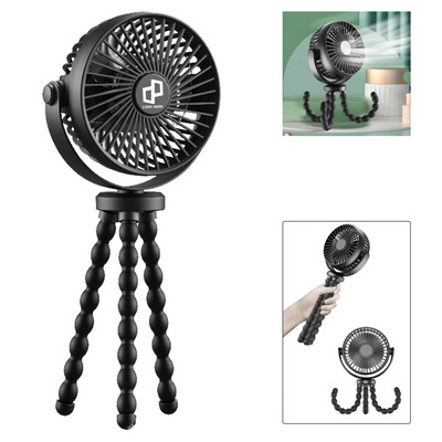 Octopus Usb Rechargable Fan 2000Mah