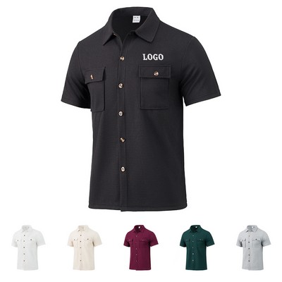 Men's Relaxed Stretch Short Sleeve Shirt