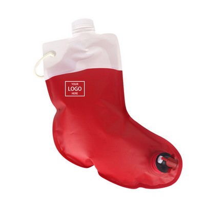 2 Liter Christmas Stocking Wine Bag