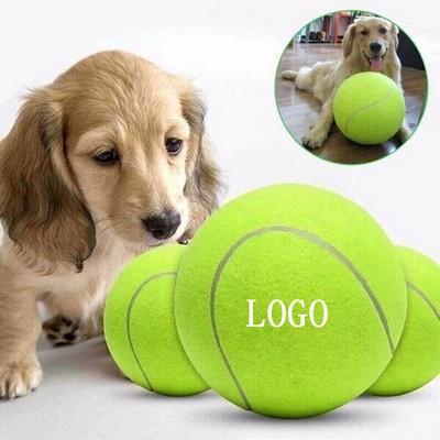 2 1/2" Custom Tennis Ball Dog Chew Toy Outdoor/Indoor Puppy Play