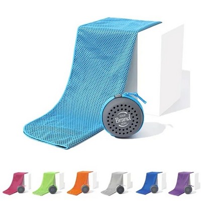 Cooling Towel and Carry Pouch Set