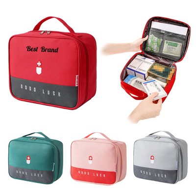 Portable First Aid Kit Emergency Medical Storage Bag