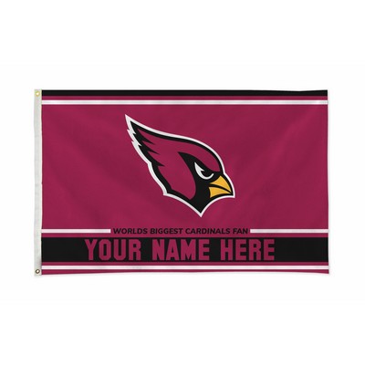Arizona Cardinals Personalized NFL® Flag (3'x5')