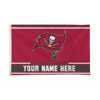 Tampa Bay Buccaneers Personalized NFL® Flag (3'x5')