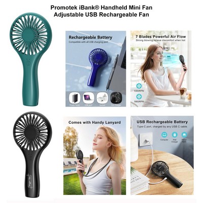 iBank ® USB Rechargeable Handheld Fan