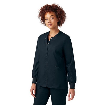 Women's Three-Pocket Scrub Jacket
