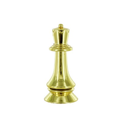 3 3/4" Gold Plastic Chess King Figure