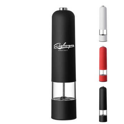 Smart Push Button Electric Stainless Steel Salt & Pepper Grinder