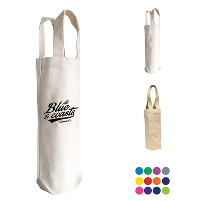 Canvas Wine Tote Bag