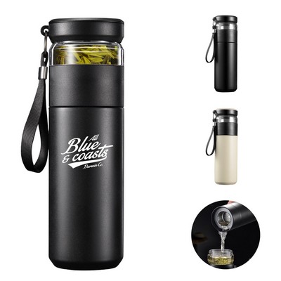 15oz Tea Brewing Bottle with Infuser