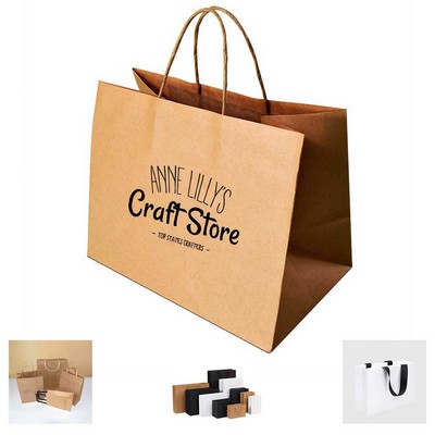 Recycled Kraft Paper Shopping Bag