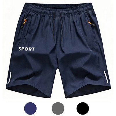Men's Sport Shorts with zipper pockets
