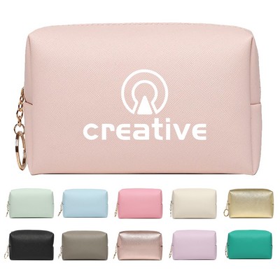 Waterproof Portable PU Leather Makeup Bag