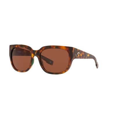 Costa Del Mar Waterwoman Sunglasses - (Frame) Shiny Palm Tortoise; (Lens) Copper, 580P